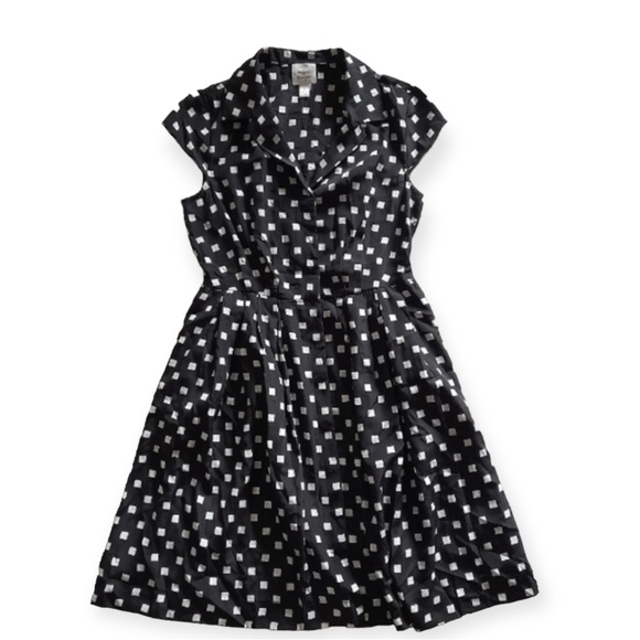 Suzi Chin For Maggie Boutique Black White Dress Sz 6 |  Vintage Pin-Up Vibes - Picture 1 of 14